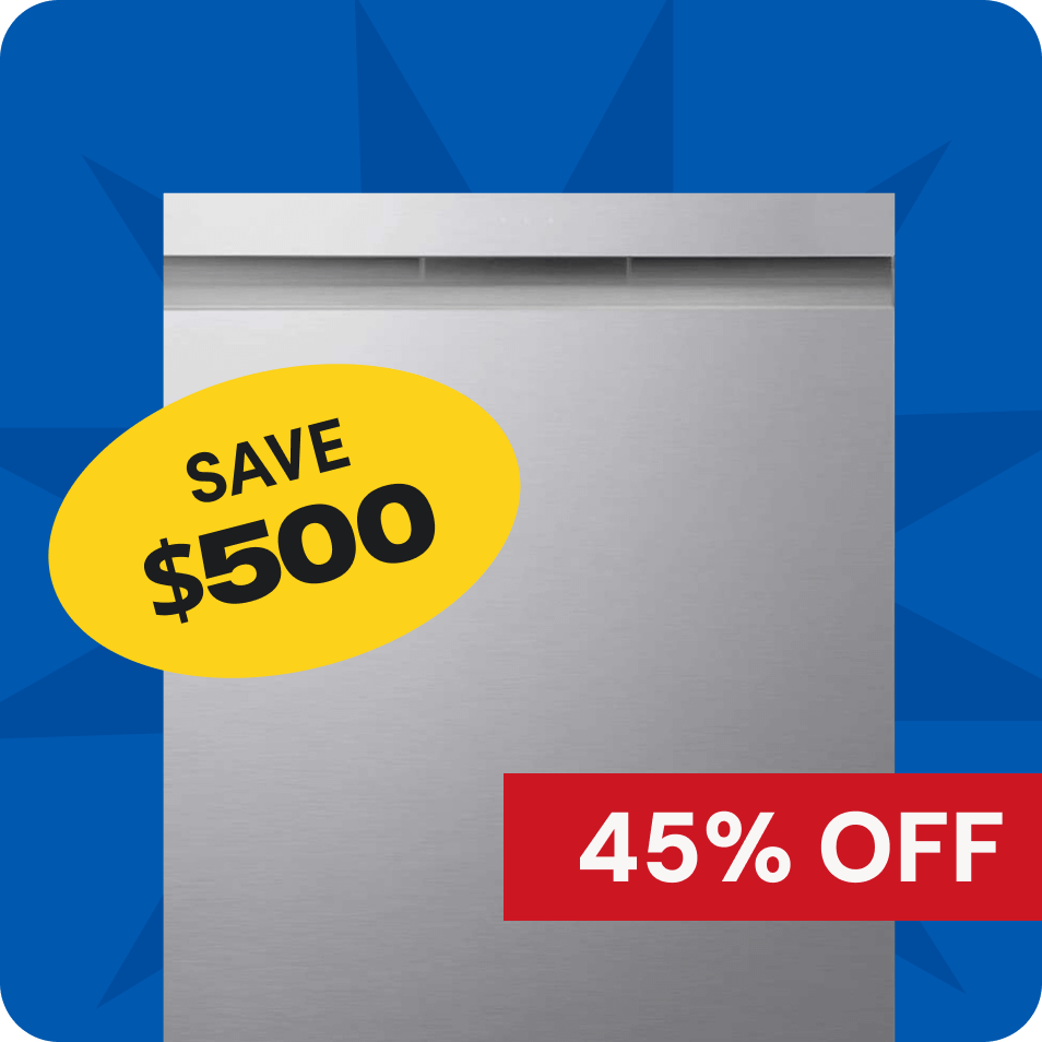 LG 24" PrintProof™ Stainless Steel Built In Dishwasher, save $500, 45% off. 