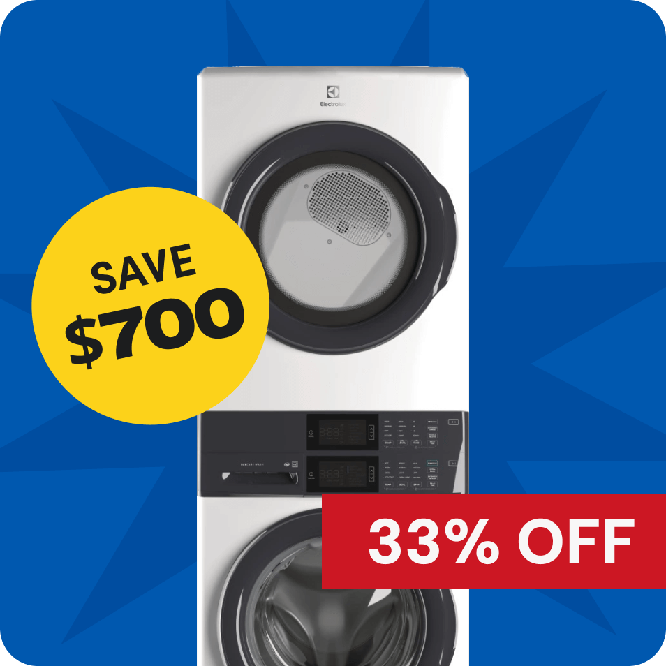 Electrolux Laundry Tower, save $700, 33% off. 