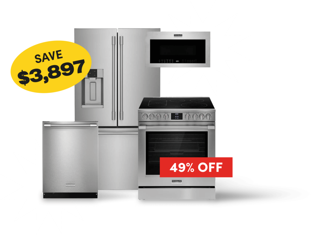 Save $3,897 Frigidaire Professional Kitchen Package, 49% off. 
