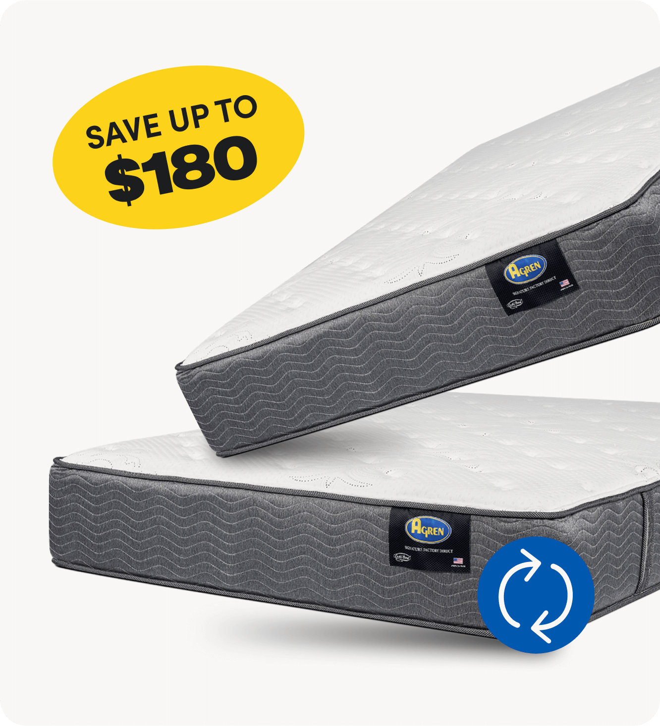 Save up to $180 on Camden mattresses