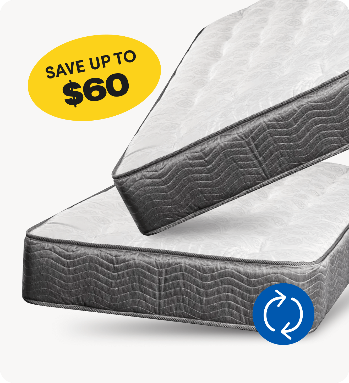 Save up to $60 on Acton Mattresses. 