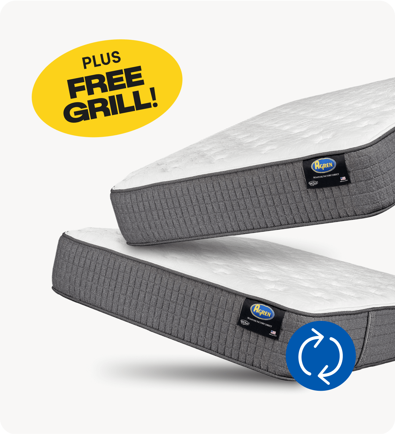 Buy a Southwest Harbor mattress and get a free grill!